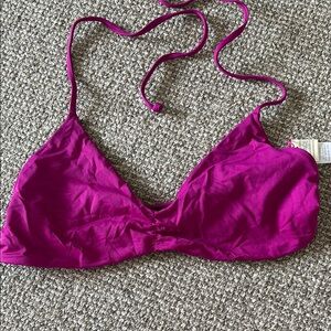 L*Space Women’s Halter Bikini Top - Magenta Pink